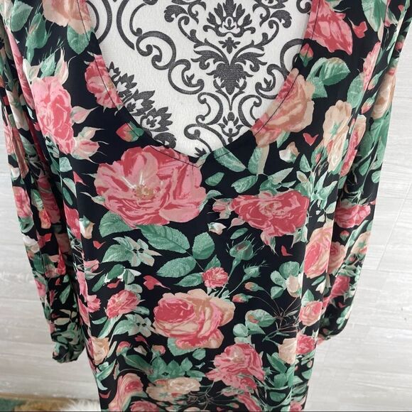 Revolve Lovers + Friends Gracie Autumn Rose Shift Dress - Picture 3 of 9